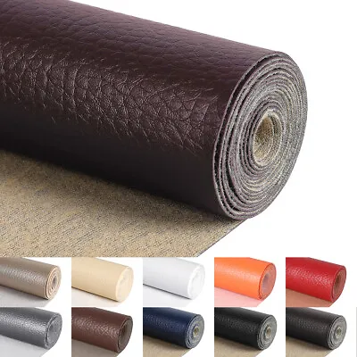 5 Yards 54 Wide Vinyl Faux Leather Fabric Auto Upholstery Marine Pleather Fabric • $48.99