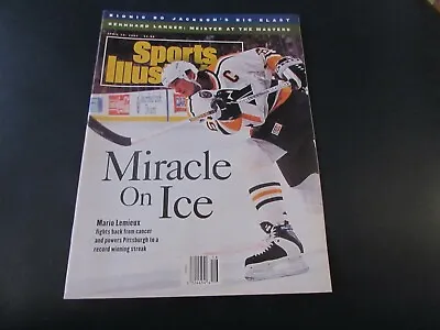 Sports Illustrated Mario Lemieux Miracle On Ice April 19 1993 • $4.90