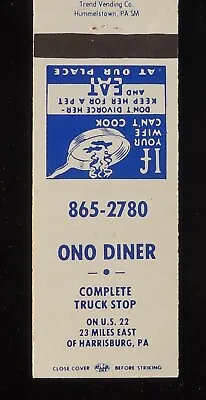 1980s? Ono Diner Complete Truck Stop Route 22 Trend Vending Hummelstown Ono PA • $5.73
