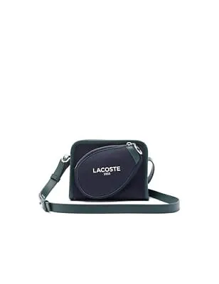 [Lacoste] Heritage Canvas Tennis Style Shoulder Bag NU4339TD Dark Navy • $395.47