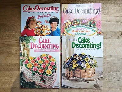 Wilton Cake Decorating Yearbooks 1987 1991 1992 1997 Magazine Book • £14