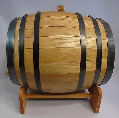 Charred Wood Wine Aging Barrel Oak 20 Liter Whiskey Rum Bourbon Scotch Home Bar  • $249.95