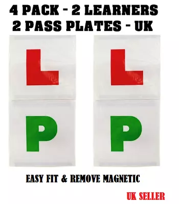 4pk Learner & Practice Magnetic Plates EASY FIT & REMOVE FREE FAST DELIVERY • £2.49