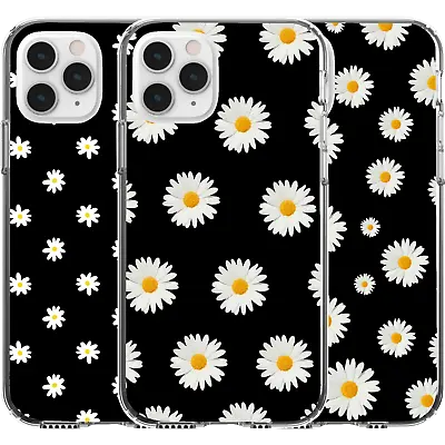 Silicone Cover Case Pattern Abstract Dandelion Flower Floral White Black Cute • $16.95