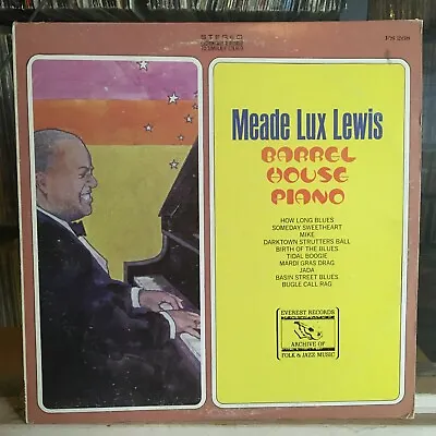 [SOUL/JAZZ]~EXC LP~MEADE LUX LEWIS~Barrel House Piano~[1973~EVEREST~REISSUE]~ • $8.99