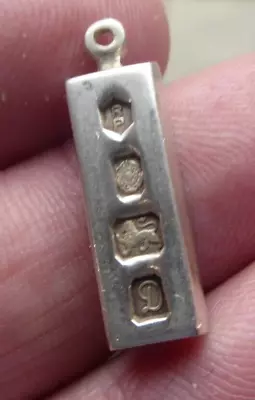 £19 • Buy Quality Vintage Small Solid Silver  Ingot Pendant