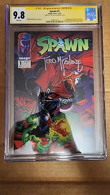 1992 Spawn #1 CGC 9.8 SS Signed By Todd McFarlane FULL NAME RARE - WHITE PAGES • $600