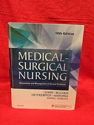 Medical-Surgical Nursing: Assessment And - Hardcover By Lewis RN PhD - Good • $7.99