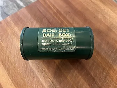 Vintage Fishing Bait And Leader Tins - Bob-Bet/Bait Baffler/Leader Box • $23