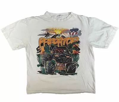 VTG United States Hot Rod Predator Monster Truck Shirt Mens XL Double Sided • $70