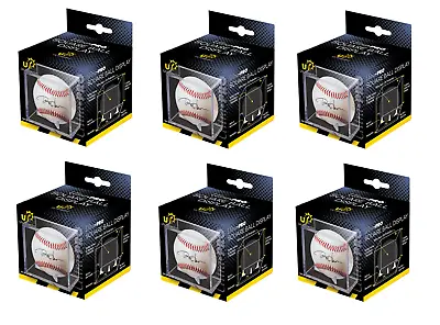 (6-Pack) Ultra Pro Square UV Protected Baseball Holder Cube Display Case • $22.95