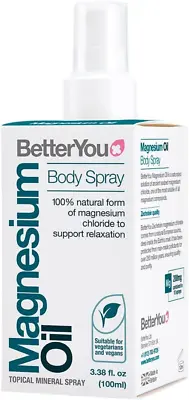 £10.29 • Buy BetterYou Magnesium Oil Body Spray | Pure, Clean And Natural Source Of... 