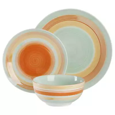  Home Vintage Stripe 12-Piece Porcelain Dinnerware Set By Miranda Lambert • $37.99