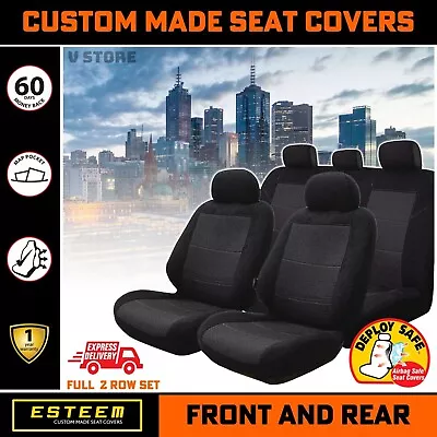 $169 • Buy Custom Made Seat Covers For Mitsubishi ASX XA XB XC XD ES LS XLS 7/2010-On BLK