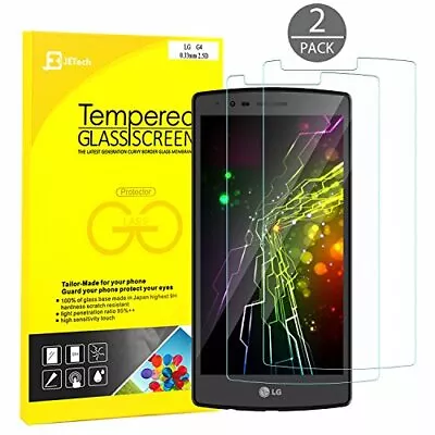 JETech Screen Protector For LG G4 2015 Tempered Glass Cover Flim 2 Pack • £2.49