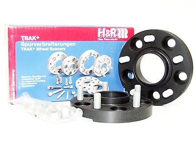 $158.88 • Buy H&R 20mm DRM Bolt-On Wheel Spacers For Civic Type-R FK8 (5x120/64/14x1.5/Black)