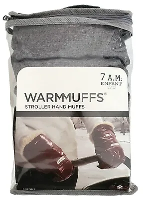 7AM Enfant Stroller Hand Warmers Muffs Warmmuffs Winter Snow Mittens Gloves Gray • $32.95