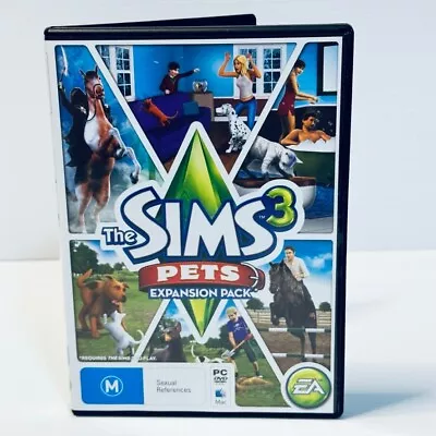 The Sims 3 Pets PC Game Expansion Pack (PC DVD-ROM 2011)with Code No Manual • $9.99