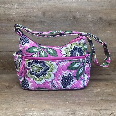 Vera Bradley Cassidy Shoulder Handbag Purse  In Priscilla Pink Condition Pre-Own • $33.99
