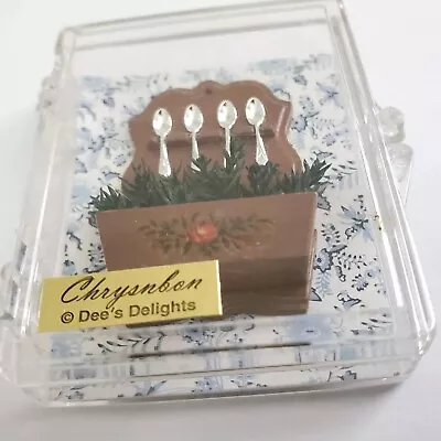 Vintage Chrysnbon Dees Delights Miniature Spoon Rack Dollhouse Accessory Diorama • $14.99