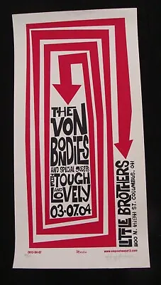 VON BODIES  Concert Poster Original Record Store Promo 2003 S/n MIKE MARTIN • $45