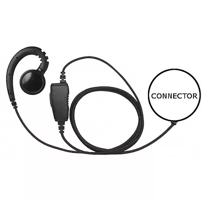 1-Wire Swivel Fiber Cloth Earpiece Large Speaker For Motorola EX GL GP PRO • $62.99