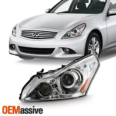 For 10-13 G37 / 11-12 G25 4-Door [HID/Xenon] Projector Chrome Headlight Driver • $203.96