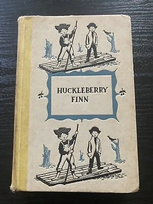 Huckleberry Finn Junior Deluxe Edition Mark Twain Book • $6