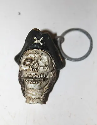 £2.99 • Buy Pirate Captain's Skull Key Ring, A Useful, Weird, Bizarre Present Or Gift - WOW!