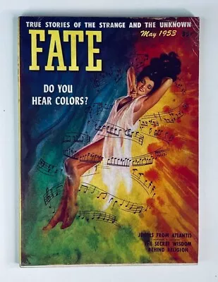 VTG Fate Magazine May 1953 Vol 6 No. 5 Do You Hear Colors? No Label • $13.45