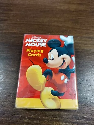 Disney Mickey Mouse Playing Cards Bicycle Deck New Unopened Sealed Rare Collect • $8.99