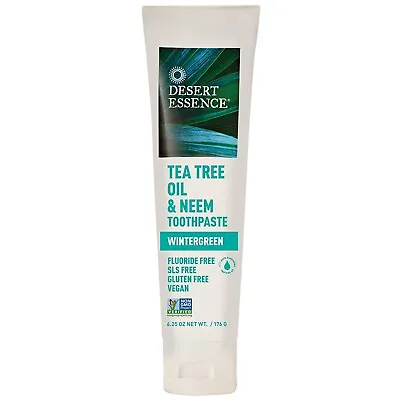 £14.94 • Buy Desert Essence Natural Tea Tree Oil And Neem Toothpaste, 176g 6.25 OZ.