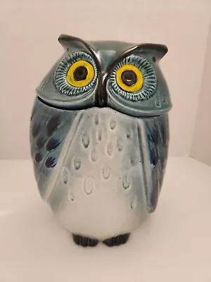 Metlox Poppytrail California Blue Owl Cookie Jar Pottery MCM VTG - RARE • $70