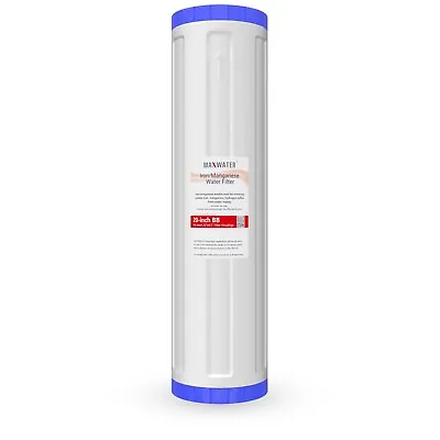 1x Big Blue 20 X 4.5  IRON And Manganese Removal Water Filter  • $99.70