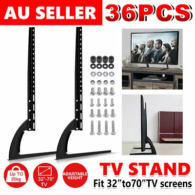 $24.85 • Buy Universal Table Top TV Riser Stand Leg Mount For Sony LG LED LCD Flat TV 32-70 