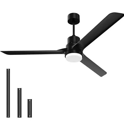  Black Ceiling Fans With Lights60  Indoor And Outdoor Ceiling Fan With DC • $60