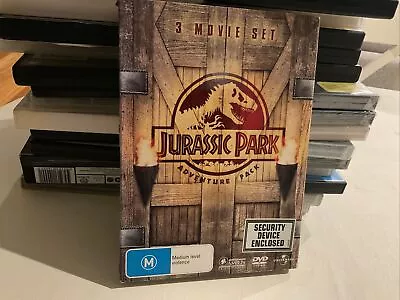 Jurassic Park (Adventure Pack) 3 Movie DVD Set (Region 4) • $9.80
