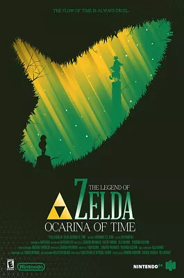 The Legend Of Zelda Ocarina Of Time 3DS N64 Premium POSTER MADE IN USA - ZEL046 • $15.48