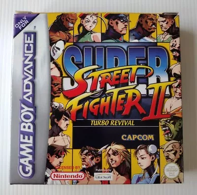 £38 • Buy Super Street Fighter 2 II Turbo Revival For Nintendo Game Boy Advance Complete