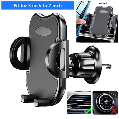 Air Vent Car Phone Holder Universal Car Mount For IPhone 14 15 Samsung Phone GPS • $8.95