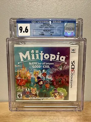 Miitopia (Nintendo 3DS 2017) NEW & SEALED - CGC Graded 9.6 A+ • $199.99