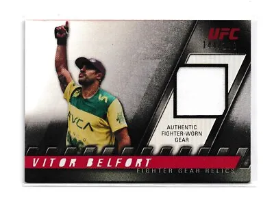 Vitor Belfort 2010 Topps UFC Knockout Fighter Gear Relic Card # FGVB 144/188 • $5