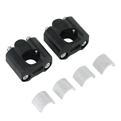 Handlebar Fat Bar Mount Clamps Risers Adaptor 7/8  1/8  Dirt Pit Bike Motorcycle • $13.72