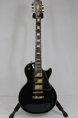 Used Epiphone Les Paul Custom Black Beauty 3PU HHH 4.1kg W/OHSC • $1394.04