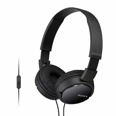 £15.99 • Buy Sony MDR-ZX110AP Overhead Headphones With In-Line Control - Black