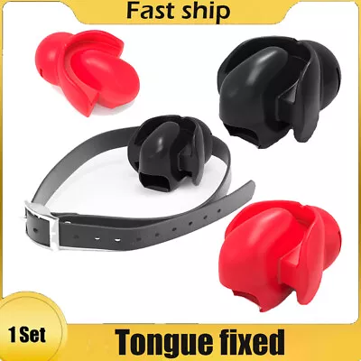 2024 Silicone Open Mouth Gag Tongue Fix Fetish Dilator Ball Oral For Couple New • $20.89