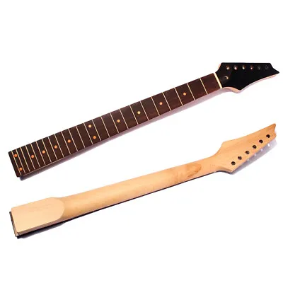 24 Frets Rosewood Guitar Neck For IBZ Guitar 14.9  Radius Polished Gloss • $41.85