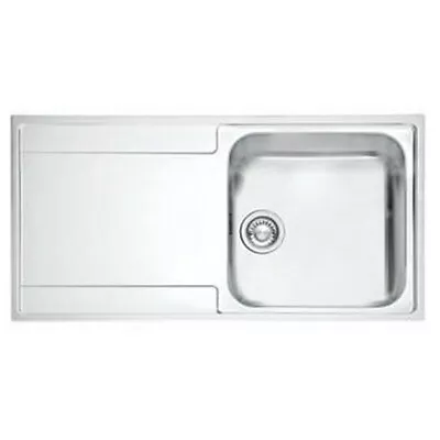 Franke Maris Slim Kitchen Sink Stainless Steel 1 Bowl 1000 X 510mm Lh Drainer • £199.99