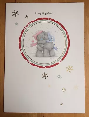 'Boyfriend' Me To You Jumbo Christmas Card - Tatty Bear -  16 X11.5  - Xmas -XXL • £4.99