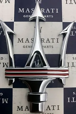 Maserati Emblem Trident New 3  X 2-1/8  Chrome • $29